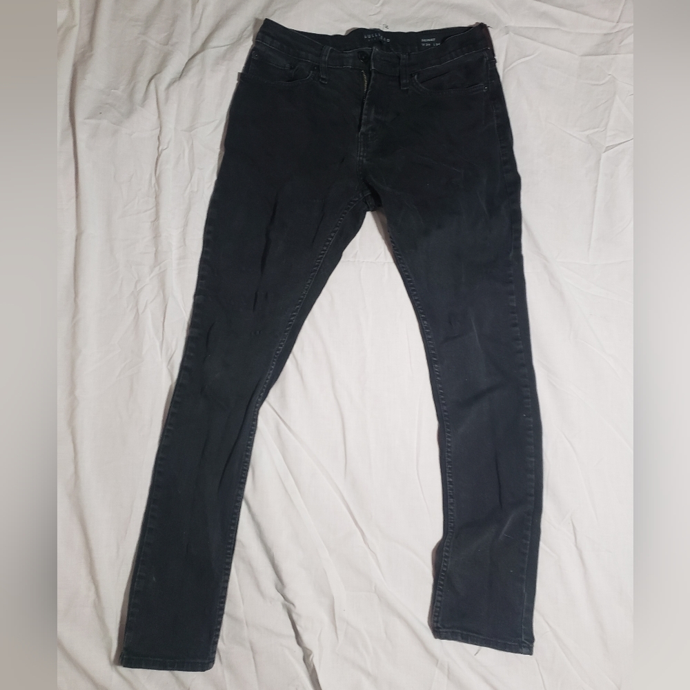 Mens Bullhead Black Skinny Jeans W29 L30